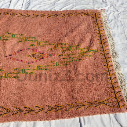 FATTOUM | 11'8x6'6 Ft | 360x202 cm | Moroccan Vintage style Rug | 100% wool handmade - OunizZ