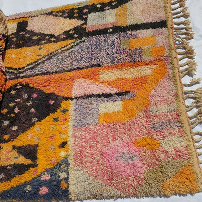 GASMAR | 8x5 Ft | 2,5x1,5 m | Moroccan Colorful Rug | 100% wool handmade - OunizZ