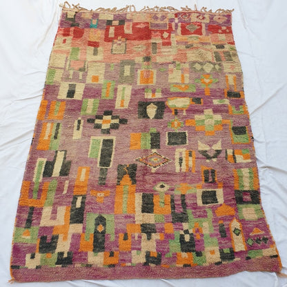 HEJRIYA | 9'9x6'5 Ft | 3x2 m | Moroccan Colorful Rug | 100% wool handmade - OunizZ