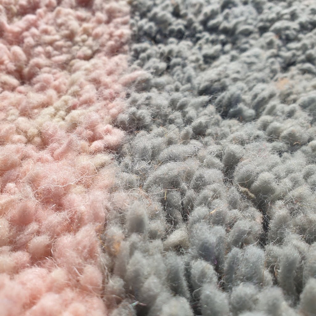 Idouh - MOROCCAN BOUJAAD RUG | Berber Colorful Area Rug for living room Handmade Authentic Wool | 9x6'3 Ft | 275x191 cm - OunizZ