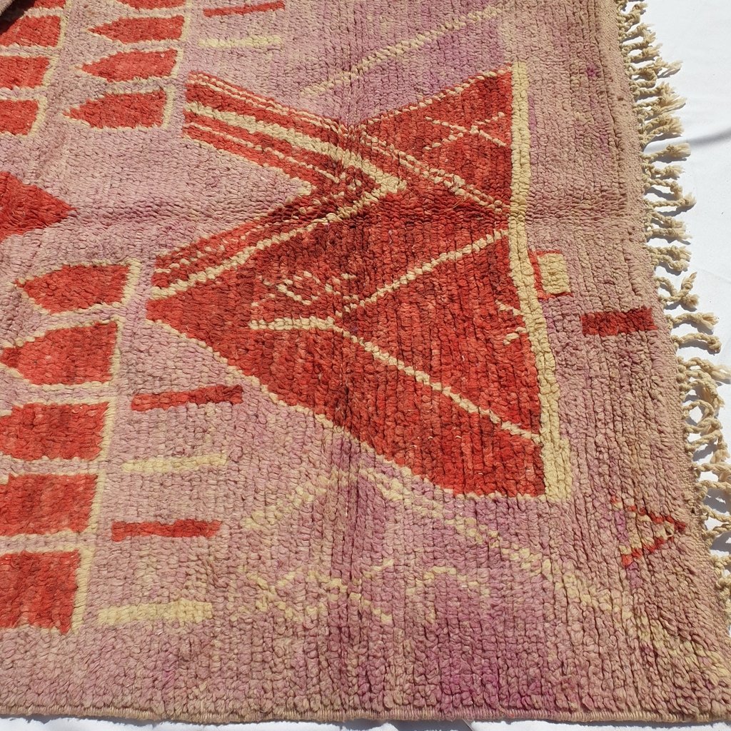 KACI | 7'77x5'4 Ft | 2,37x1,64 m | Moroccan Colorful Rug | 100% wool handmade - OunizZ