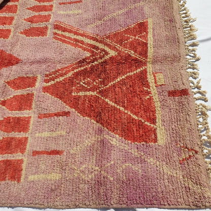 KACI | 7'77x5'4 Ft | 2,37x1,64 m | Moroccan Colorful Rug | 100% wool handmade - OunizZ