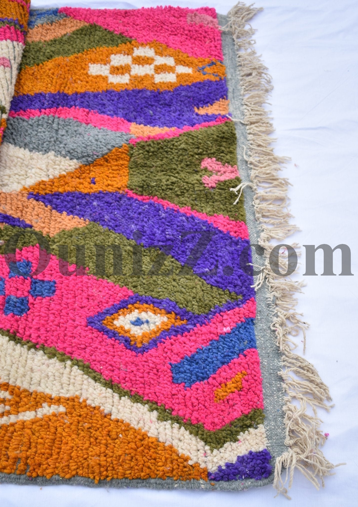 KASBAH | Boujaad Rug | 100% wool handmade in Morocco - OunizZ