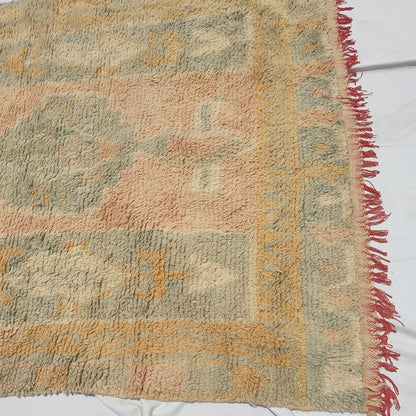 KHAFYA | 8'5x5' Ft | 2,5x1,5 m | Moroccan VINTAGE STYLE Colorful Rug | 100% wool handmade - OunizZ