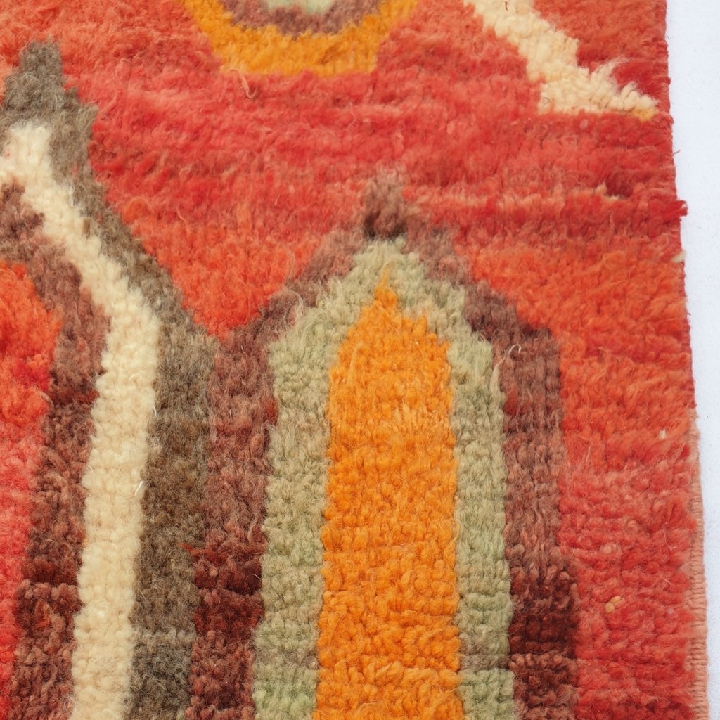 KHRISSA | 8'8x5'1 Ft | 2,70x1,60 m | Moroccan Colorful Rug | 100% wool handmade - OunizZ