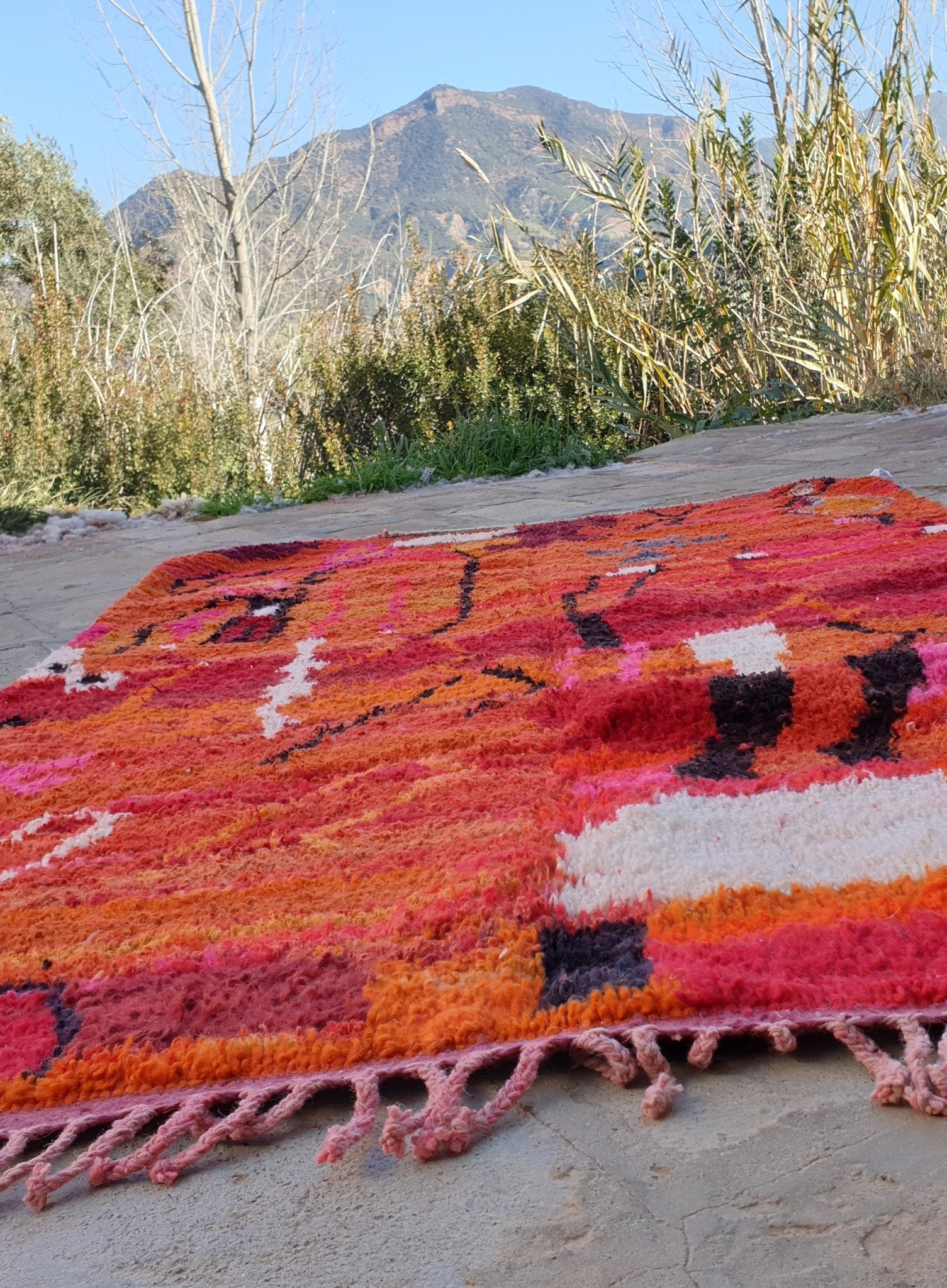 KSU | Boujaad Rug | 100% wool handmade in Morocco - OunizZ