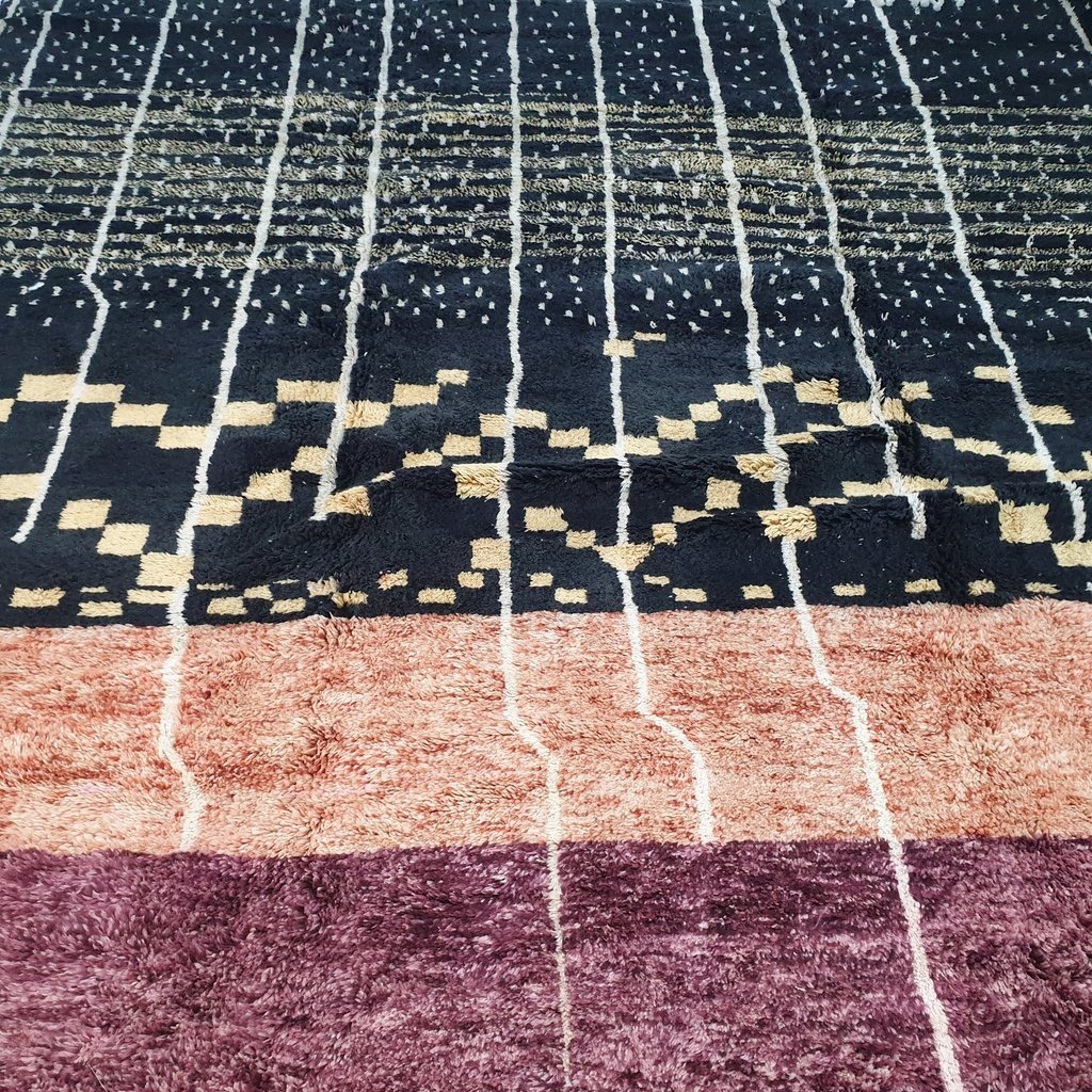 MORENO | 13'4x9'6 Ft | 4x3 m | Moroccan Beni Mrirt Rug | 100% wool handmade - OunizZ