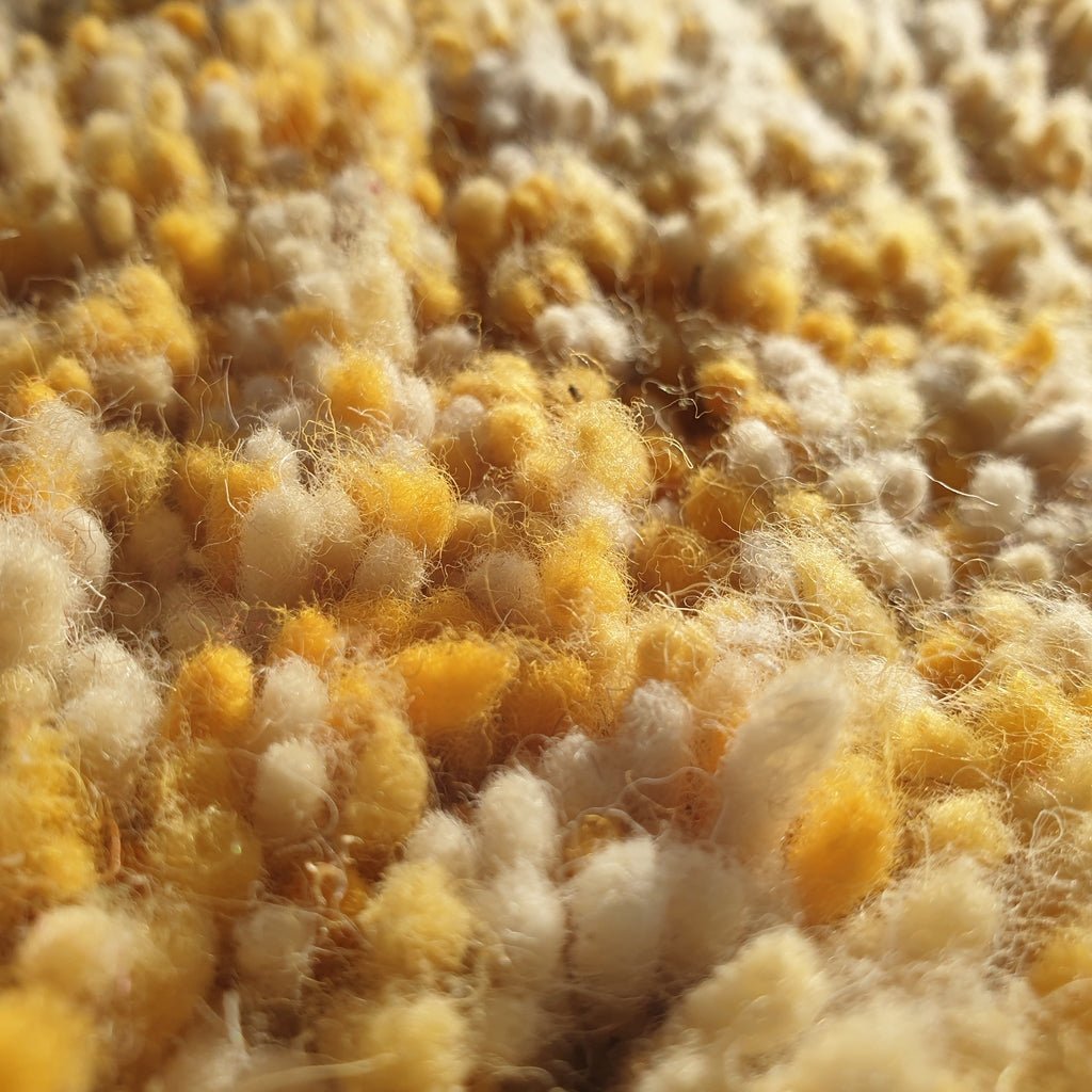 MOROCCAN BOUJAAD RUG | Moroccan Berber Rug | Orange & Yellow Moroccan Carpet | Authentic Berber Bedroom Rug | 10'3x7'4 Ft | 3,15x2,27 m - OunizZ