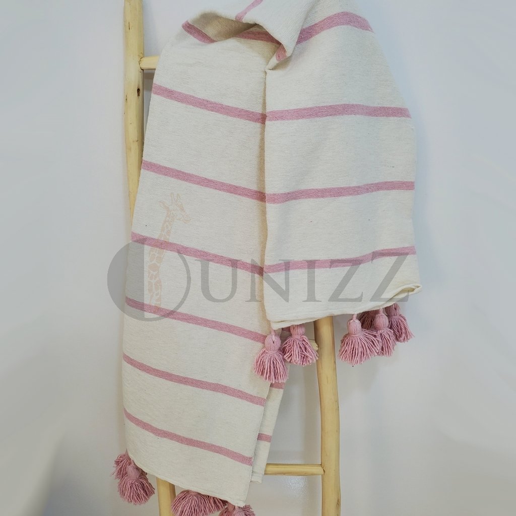 Moroccan Pom Pom Blankets + Cushions - OunizZ