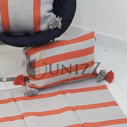 Moroccan Pom Pom Blankets + Cushions - OunizZ