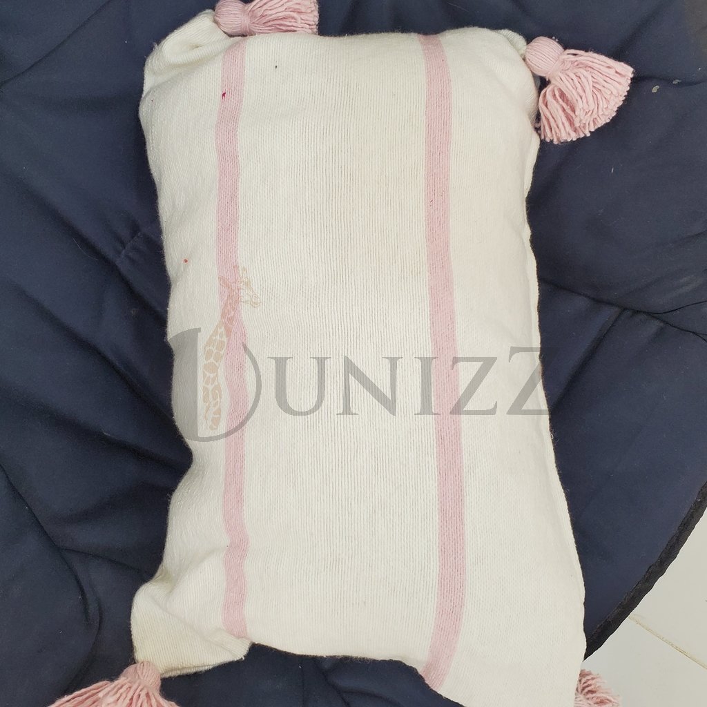 Moroccan Pom Pom Blankets + Cushions - OunizZ