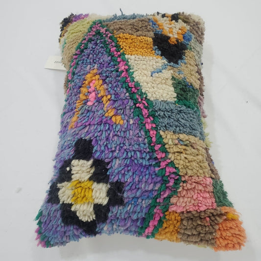 Moroccan Rug Cushion Covers - Moroccan Rug Pillow - Handmade Moroccan rug Pillow Cover - Wool cushion covers - Moroccan handmade pillow cover - OunizZ