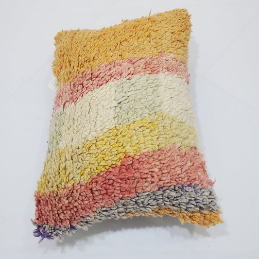 Moroccan Rug Cushion Covers - Moroccan Rug Pillow - Handmade Moroccan rug Pillow Cover - Wool cushion covers - Moroccan handmade pillow cover - OunizZ