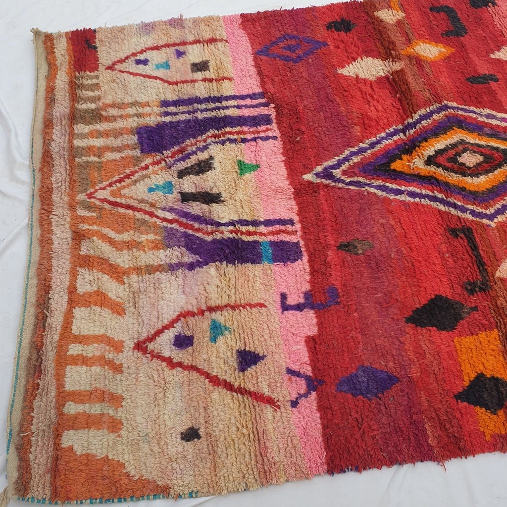 Nesaysa - MOROCCAN BOUJAAD RUG | Berber Colorful Area Rug for living room Handmade Authentic Wool | 10x6'56 Ft | 310x200 cm - OunizZ