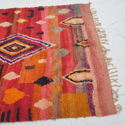 Nesaysa - MOROCCAN BOUJAAD RUG | Berber Colorful Area Rug for living room Handmade Authentic Wool | 10x6'56 Ft | 310x200 cm - OunizZ