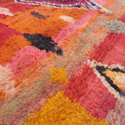 Nesaysa - MOROCCAN BOUJAAD RUG | Berber Colorful Area Rug for living room Handmade Authentic Wool | 10x6'56 Ft | 310x200 cm - OunizZ