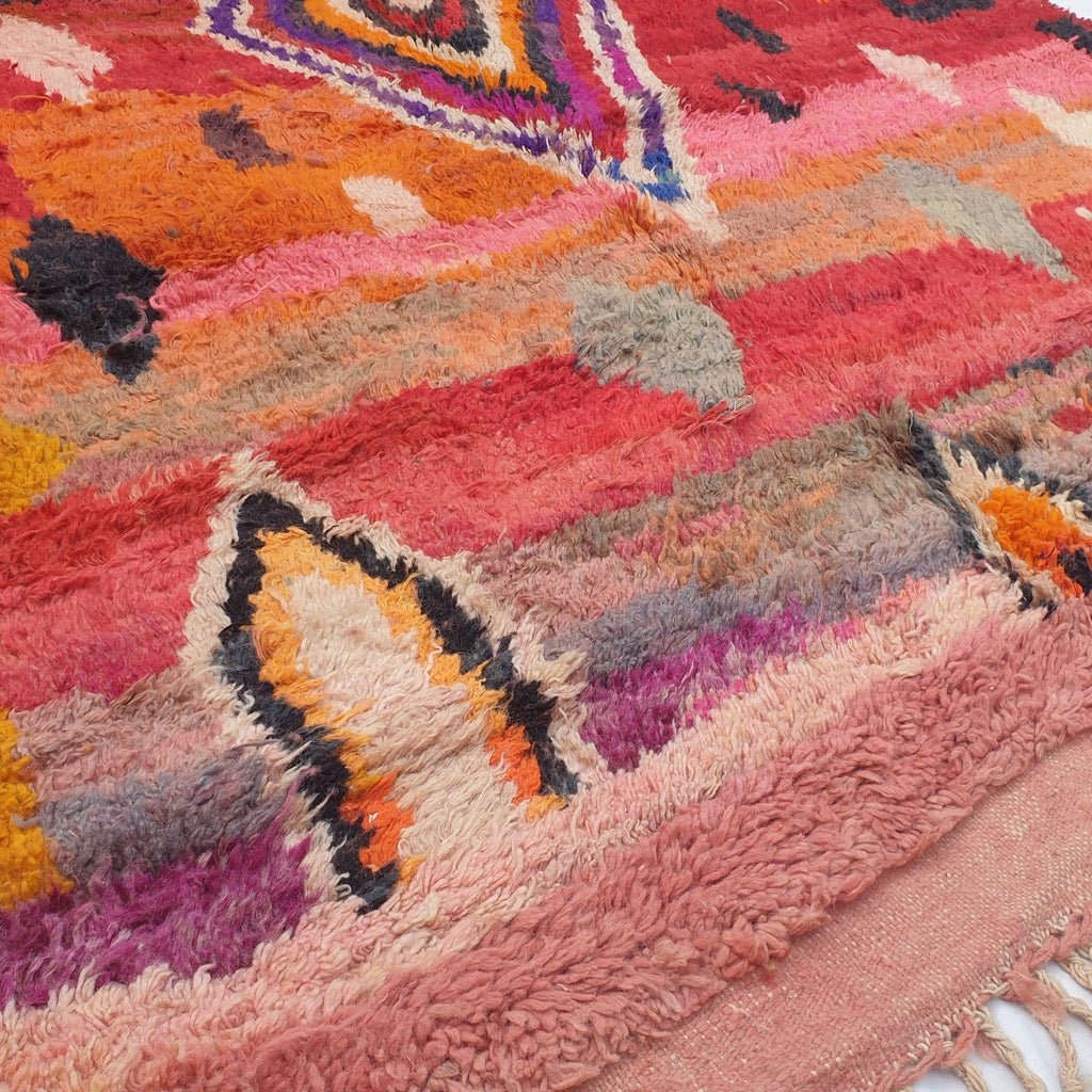 Nesaysa - MOROCCAN BOUJAAD RUG | Berber Colorful Area Rug for living room Handmade Authentic Wool | 10x6'56 Ft | 310x200 cm - OunizZ