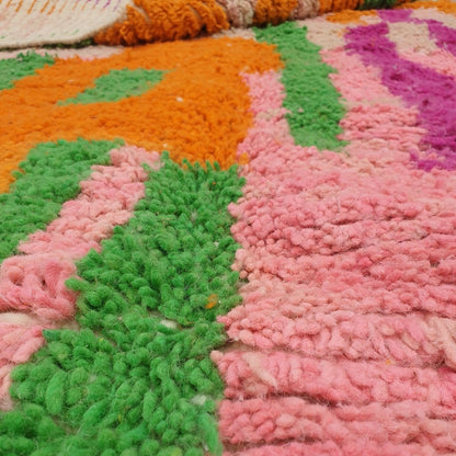 NETMEZRA | 10x6'5 Ft | 3x2 m | Moroccan Colorful Rug | 100% wool handmade - OunizZ