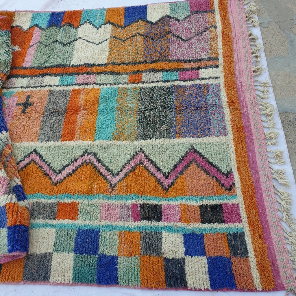 NOKA | 9'8x6'7 Ft | 3x2 m | Moroccan Colorful Rug | 100% wool handmade - OunizZ