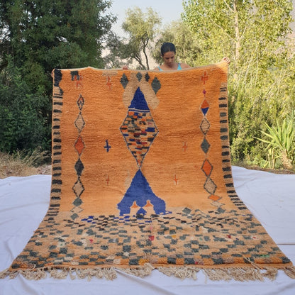 ORANJA | 9'4x6'6 Ft | 287x200 cm | Moroccan Colorful Rug | 100% wool handmade - OunizZ