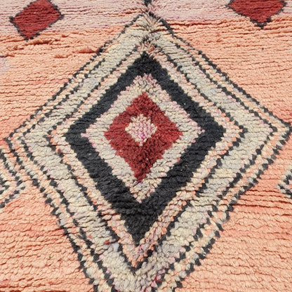 OURIOUI | 6'2x4'6 Ft | 190x140 cm | Moroccan Colorful Rug | 100% wool handmade - OunizZ