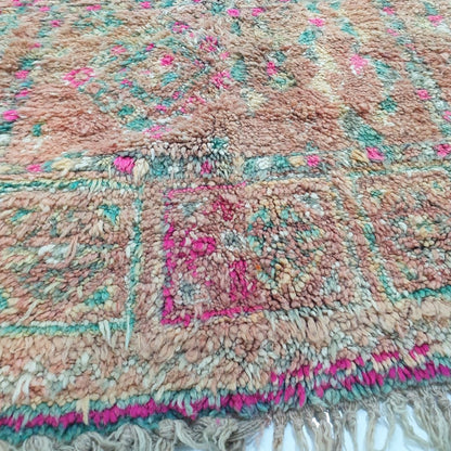 RASQ | 9'7x4'6 Ft | 3x1,4 m | Moroccan VINTAGE Colorful Rug | 100% wool handmade - OunizZ