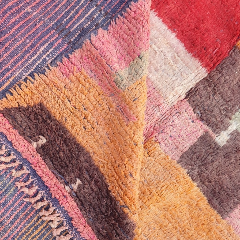 SAHRA | 8'6x5 Ft | 2,6x1,6 m | Moroccan Colorful Rug | 100% wool handmade - OunizZ