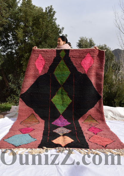 SLIDA | Boujaad Rug | 100% wool handmade in Morocco - OunizZ