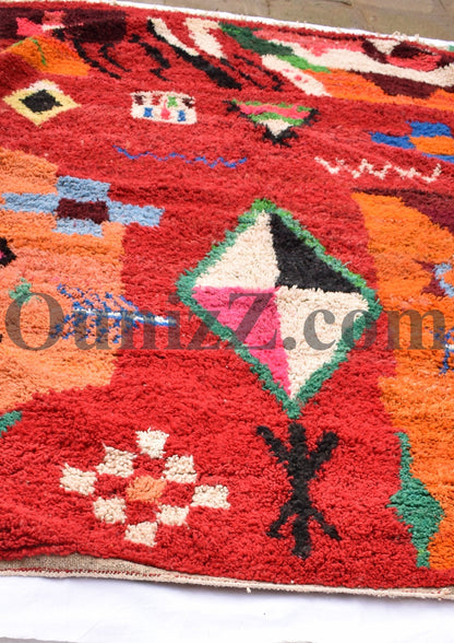 SOUSSIA | Boujaad Rug | 100% wool handmade in Morocco - OunizZ