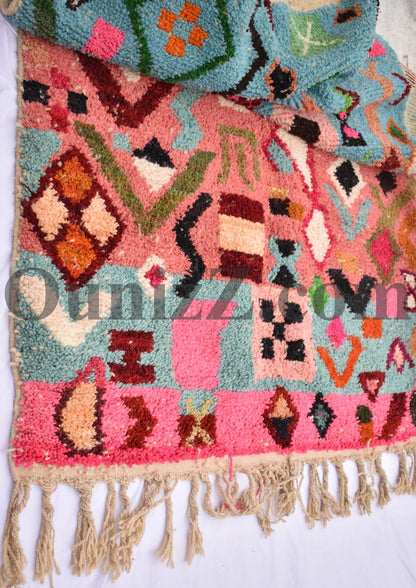 TAMACHO | Boujaad Rug | 100% wool handmade in Morocco - OunizZ