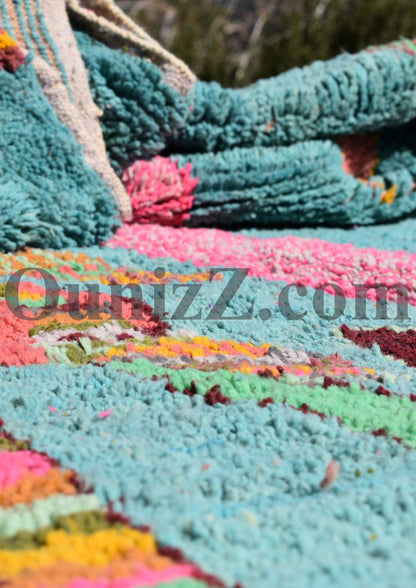 TAMETE | Boujaad Rug | 100% wool handmade in Morocco - OunizZ