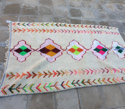 TASSADIT | Azilal Rug | 100% wool handmade in Morocco - OunizZ