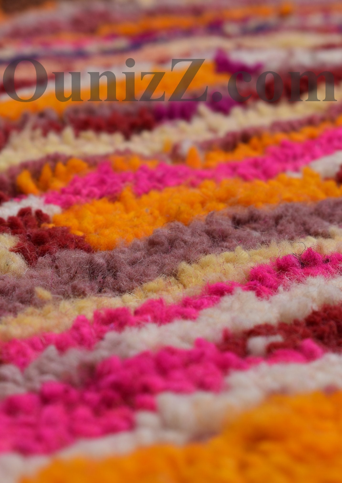 TIGLETINE | Boujaad Rug | 100% wool handmade in Morocco - OunizZ