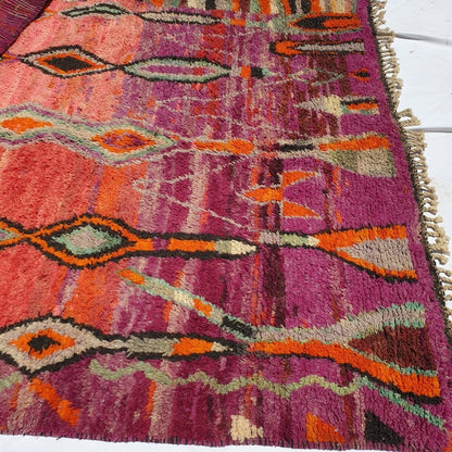 UZZAL | 9'6x6'6 Ft | 3x2 m | Moroccan Colorful Rug | 100% wool handmade - OunizZ