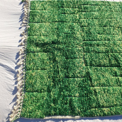 Wayal | Moroccan rug Beni Ouarain Ultra Soft | 9'78x6'62 Ft | 2x3 m | Moroccan Colorful Beni Ouarain Rug | 100% wool handmade - OunizZ